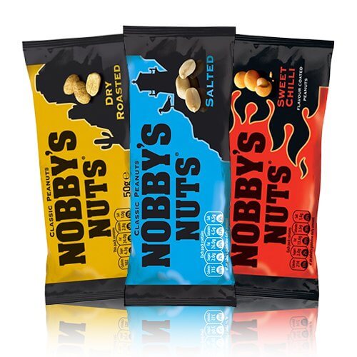 Nobby's Nuts multiple options available Brighton Soft Drinks