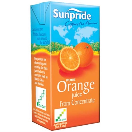 Sunpride Orange Juice 1L